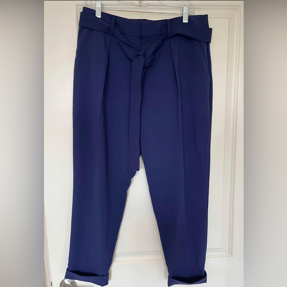 Blue Paperbag Dress Pant Banana Republic Factory